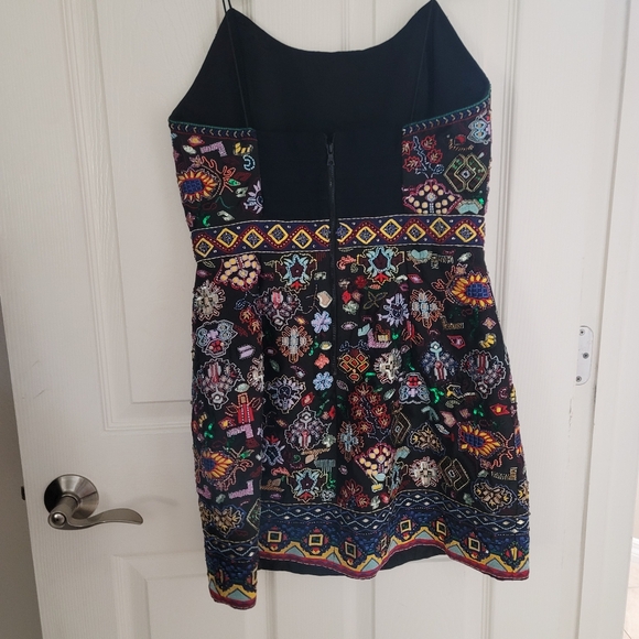 FLORENCIA EMBELLISHED MINI DRESS size 8 - Alice + Olivia - Picture 9 of 16